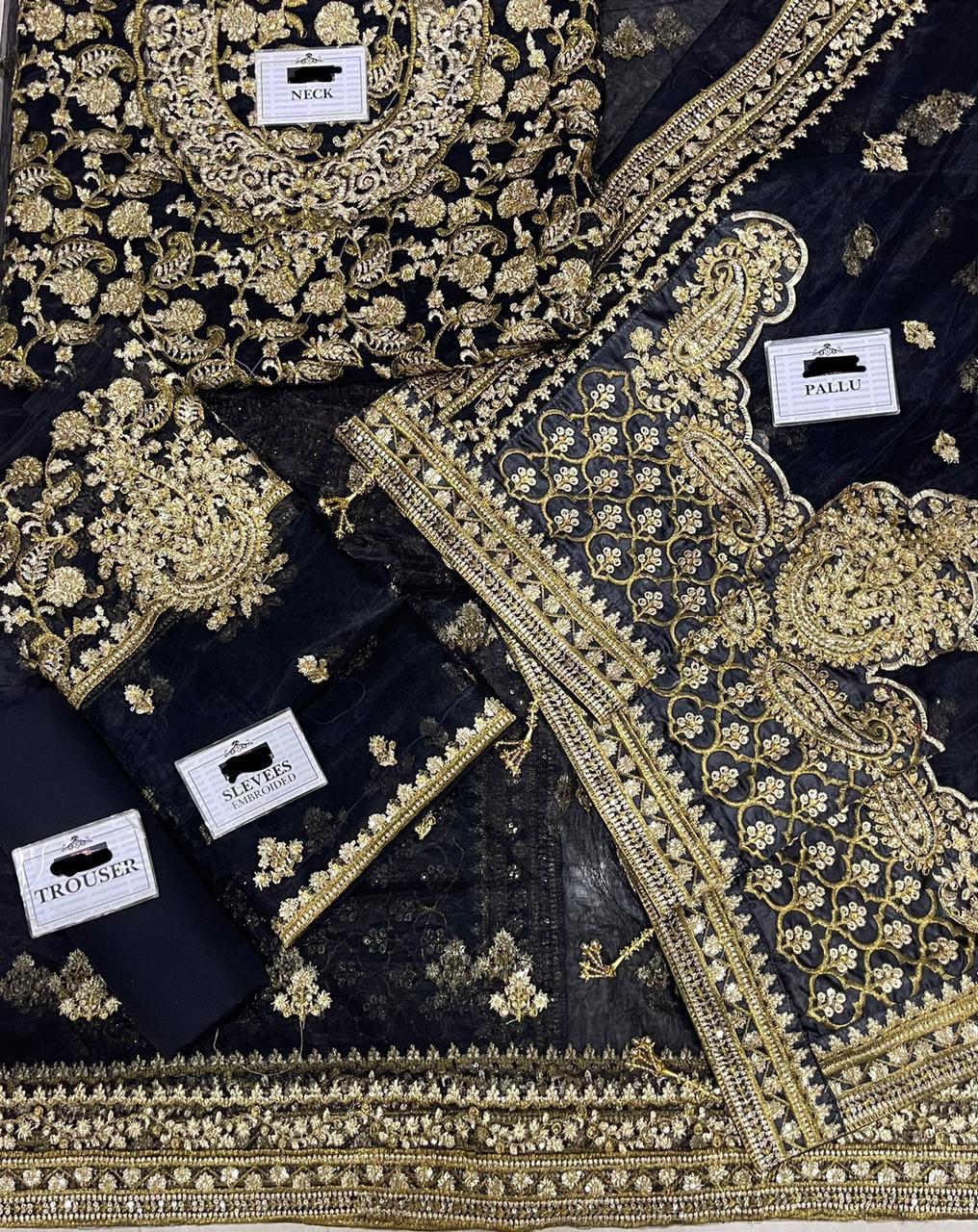 Maria B saree wedding collection 2025