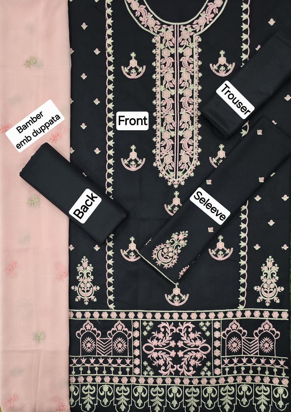 DHANAK EMB 3pc