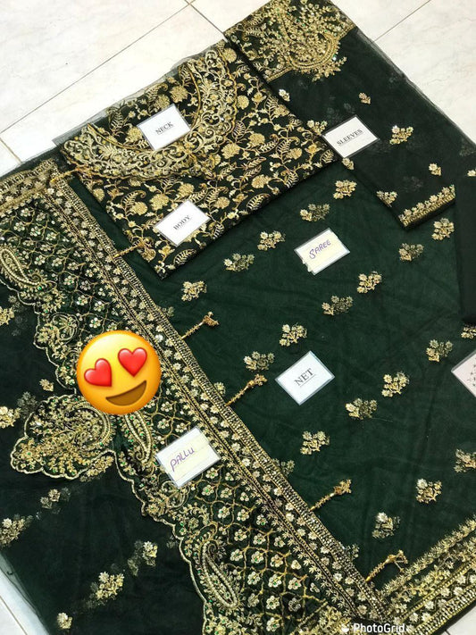 Maria B saree wedding collection 2025