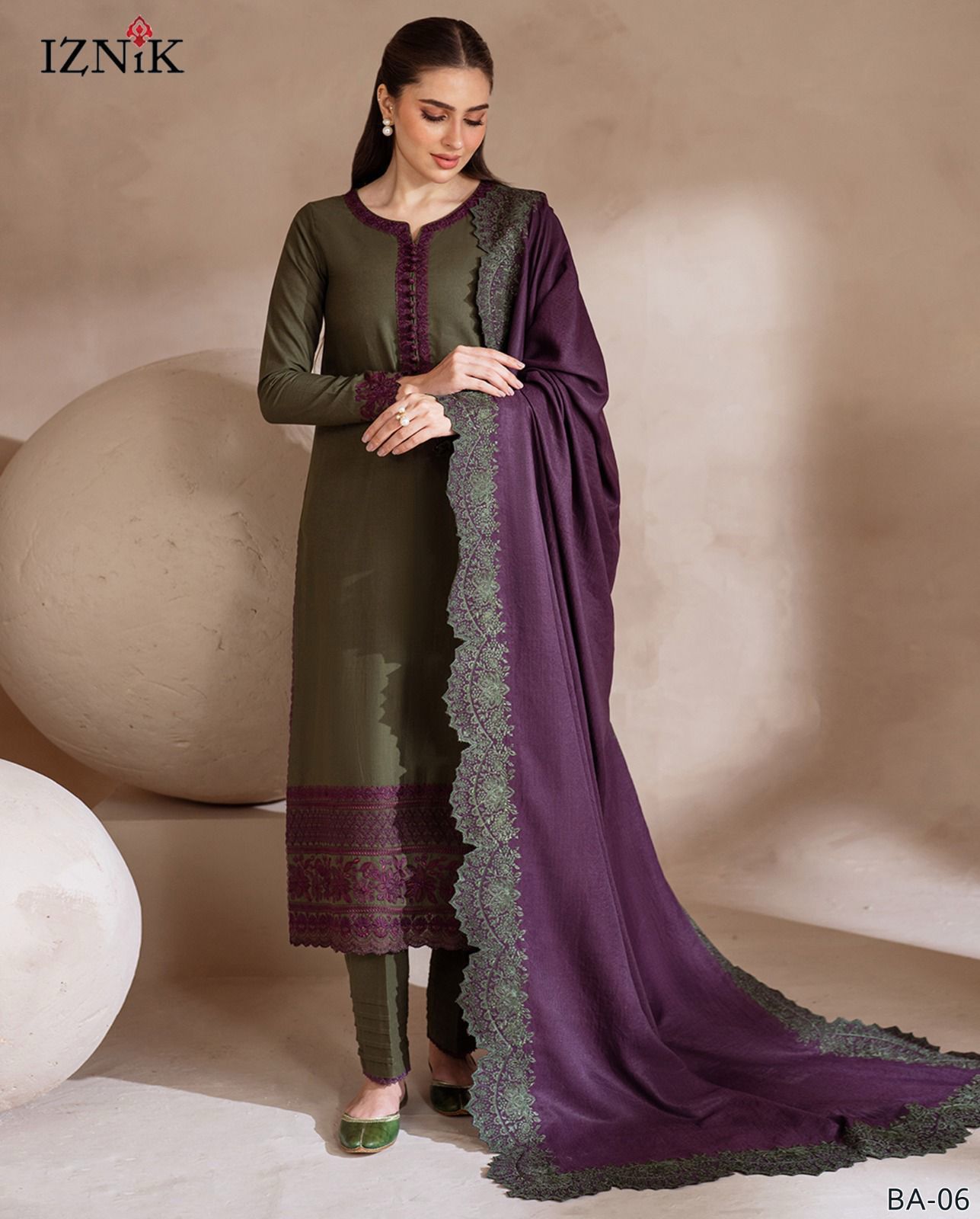DHANAK EMB 3pc