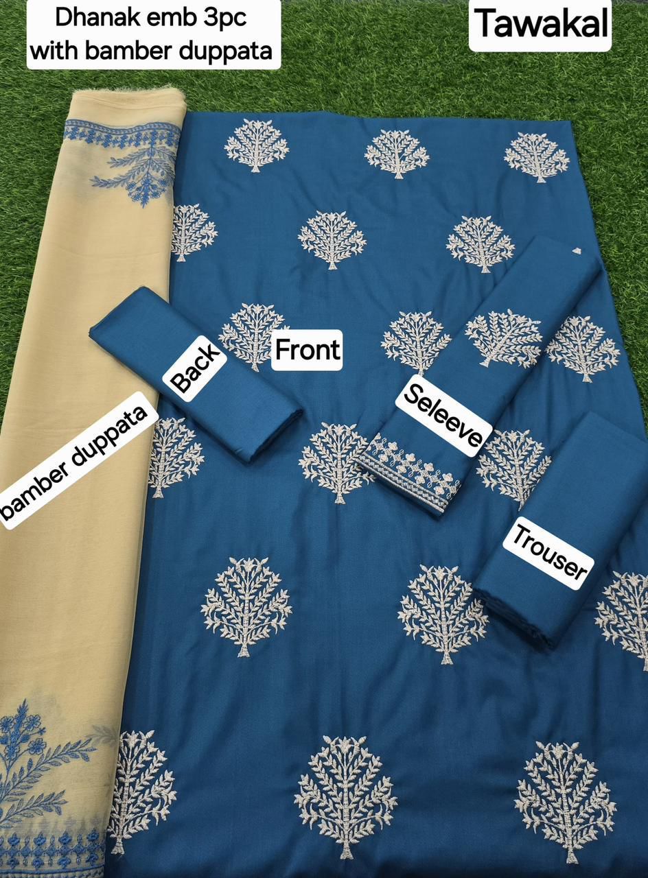 DHANAK EMB 3pc